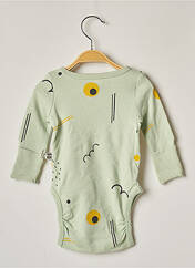 Body lingerie vert HELLO ELAÉ pour enfant seconde vue