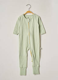 Pyjama tissage jersey vert HELLO ELAÉ enfant