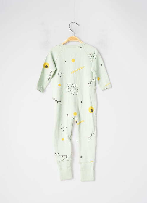 Pyjama tissage jersey vert HELLO ELAÉ enfant