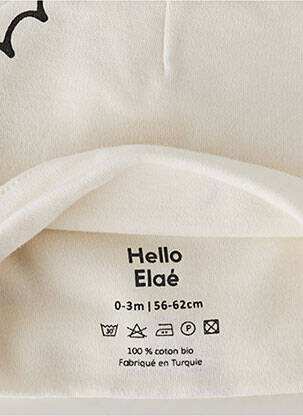 Bonnet beige HELLO ELAÉ enfant