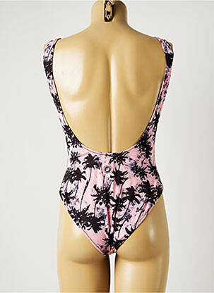 Maillot de bain 1 pièce haut bandeau haut bandeau rose SWEET PANTS femme