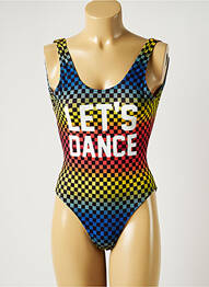 Maillot de bain 1 pièce haut bandeau haut bandeau bleu SWEET PANTS femme