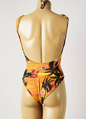 Maillot de bain 1 pièce haut bandeau haut bandeau orange SWEET PANTS femme