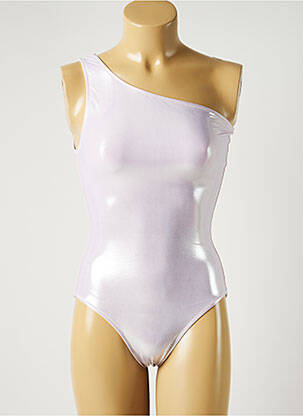 Maillot de bain 1 pièce haut bandeau haut bandeau gris SWEET PANTS femme