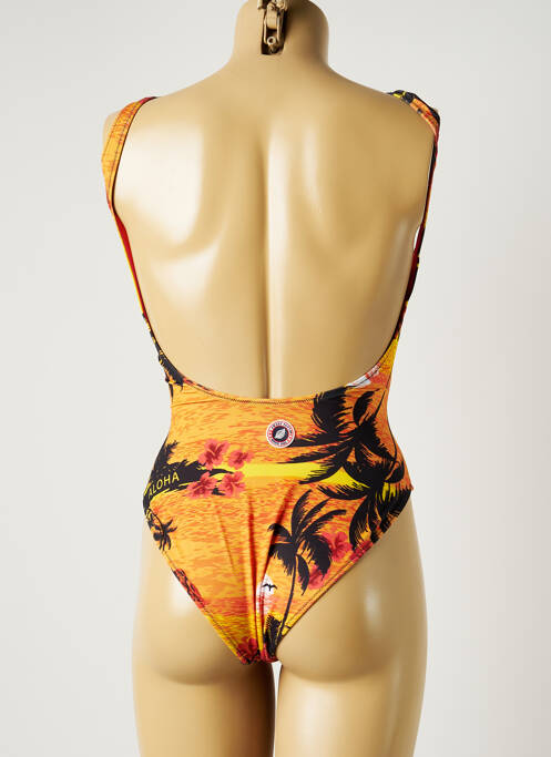 Maillot de bain 1 pièce orange SWEET PANTS pour femme
