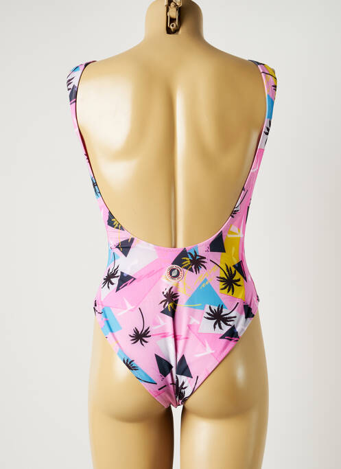 Maillot de bain 1 pièce haut bandeau haut bandeau rose SWEET PANTS femme