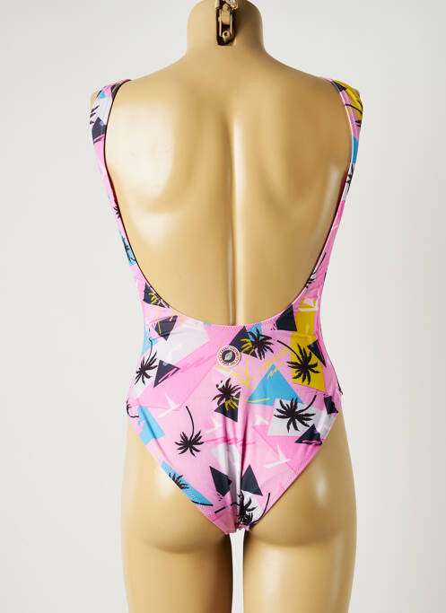 Maillot de bain 1 pièce haut bandeau haut bandeau rose SWEET PANTS femme