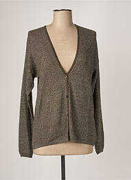 Gilet manches longues stretch vert MONTAGUT femme