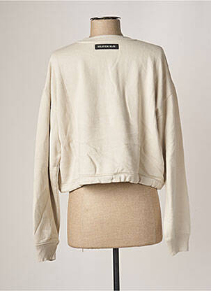 Sweat-shirt stretch manches longues beige HEAVEN MAY femme