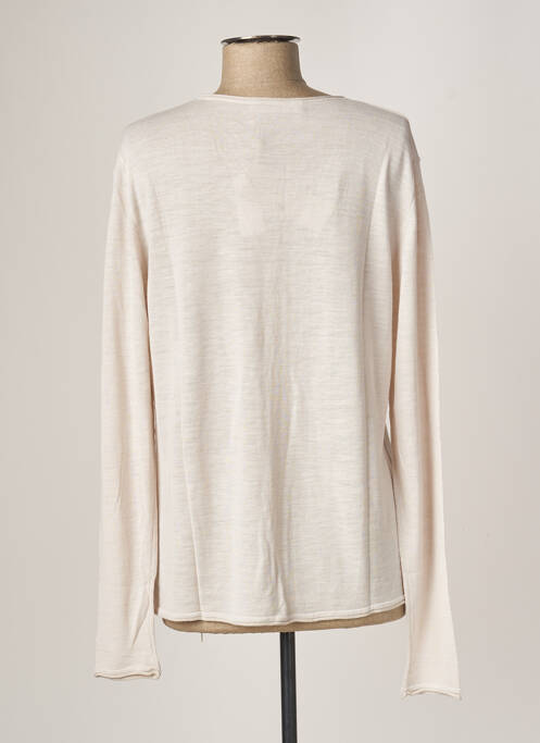 Gilet manches longues rose POLES pour femme