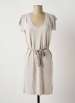 Robe pull gris MONTAGUT pour femme