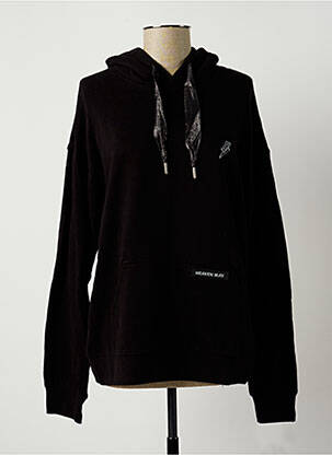 Sweat-shirt à capuche noir HEAVEN MAY pour femme