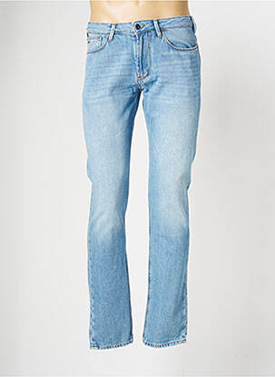 Jeans coupe droite bleu EMPORIO ARMANI pour homme