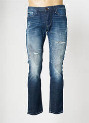 Jeans coupe droite bleu EMPORIO ARMANI pour homme seconde vue