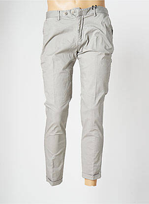 Pantalon 7/8 stretch taille basse gris DAN JOHN femme