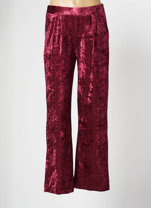 Pantalon droit rouge SPARKZ pour femme