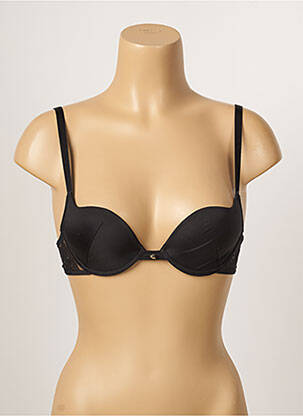Soutien-gorge broderie haut soutien-gorge moulé noir ALLUMETTE femme