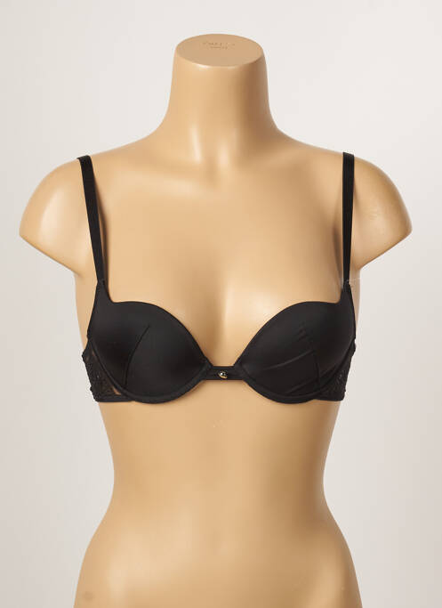 Soutien-gorge broderie haut soutien-gorge moulé noir ALLUMETTE femme