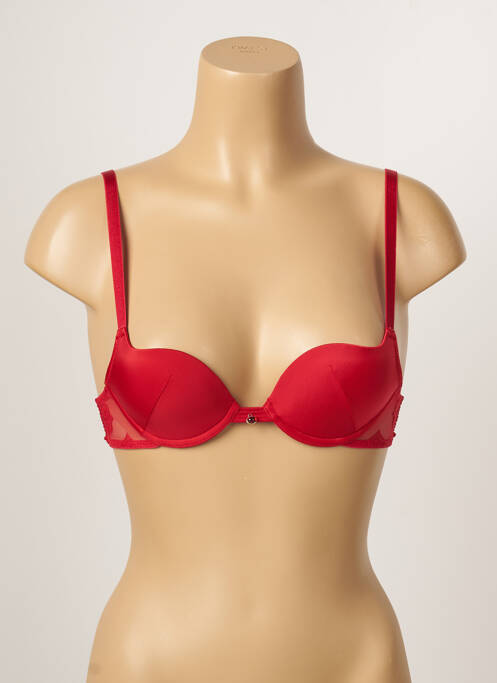 Soutien-gorge broderie haut soutien-gorge moulé rouge ALLUMETTE femme