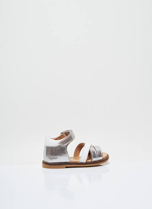 Sandales/Nu pieds gris ASTER pour fille