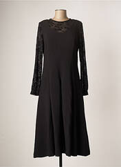 Robe longue noir SEMIOLOGY pour femme seconde vue