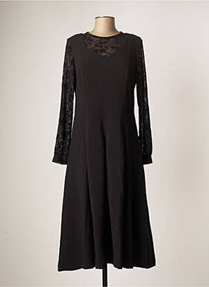 Robe longue noir SEMIOLOGY pour femme