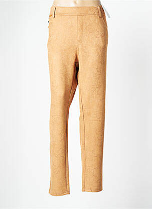 Jegging tissage suedine taille normale beige S.QUISE femme