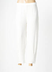 Pantalon 7/8 blanc G!OZE pour femme seconde vue
