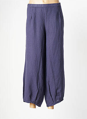 Pantalon 7/8 bleu G!OZE pour femme