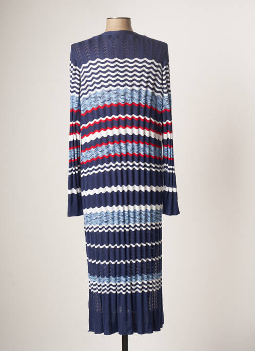 Gilet manches longues bleu YESTA pour femme