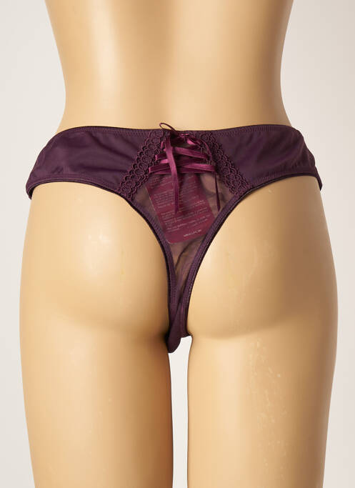 Tanga violet ULLA DESSOUS pour femme