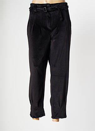 Pantalon chino noir SEMIOLOGY pour femme