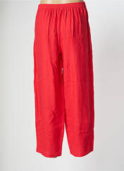 Pantalon large rouge KOKOMARINA pour femme seconde vue