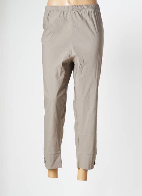 Pantalon 7/8 gris FRANCK ANNA pour femme