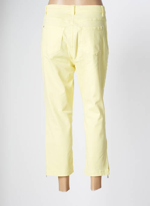 Pantalon 7/8 jaune YESTA pour femme