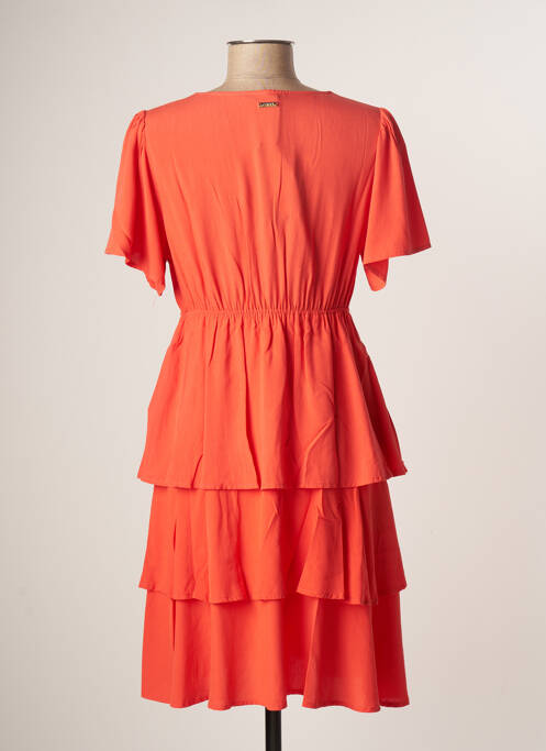 Robe mi-longue orange GAUDI pour femme