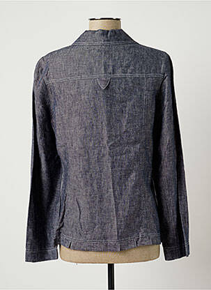 Veste casual col chemisier bleu TELMAIL femme