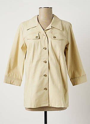 Veste casual col chemisier beige TELMAIL femme