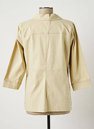Veste casual col chemisier beige TELMAIL femme