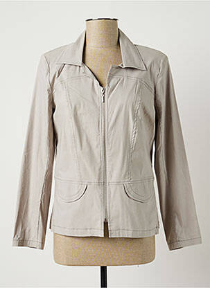 Veste casual epaulette gris TELMAIL femme