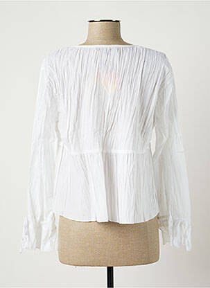 Veste casual coupe droite blanc HETEROCLITE femme