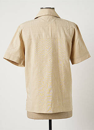 Chemisier poches poitrine manches courtes beige GRIFFON femme