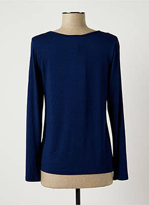 T-shirt manches longues manches longues bleu QUATRE VINGT JOURS femme