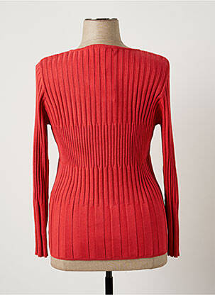 Gilet manches longues stretch orange TEMPO REALE femme