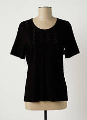 T-shirt noir QUATRE VINGT JOURS pour femme seconde vue
