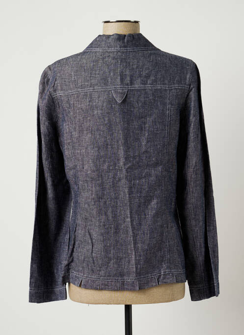Veste casual col chemisier bleu TELMAIL femme