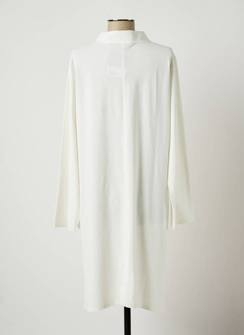Manteau long blanc HETEROCLITE pour femme