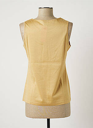 Top stretch sans manche beige MONTAGUT femme