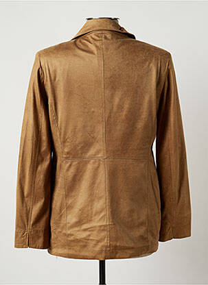 Veste casual epaulette marron MY WAY FER femme