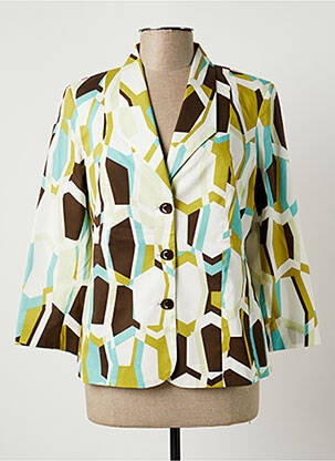 Blazer coupe cintrée blanc CHRISTIAN MARRY femme